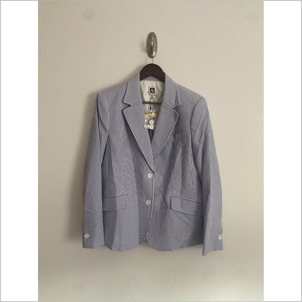 Seersucker Blazer